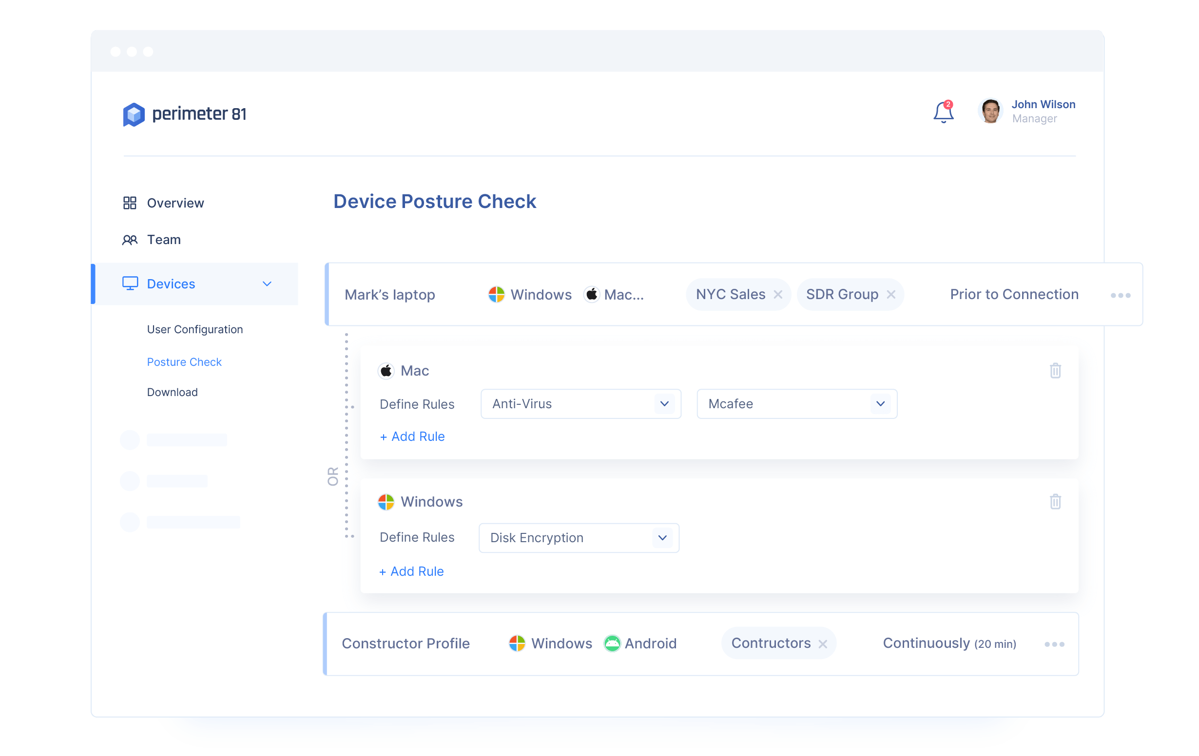 Reinforce secure remote access with Device Posture Check