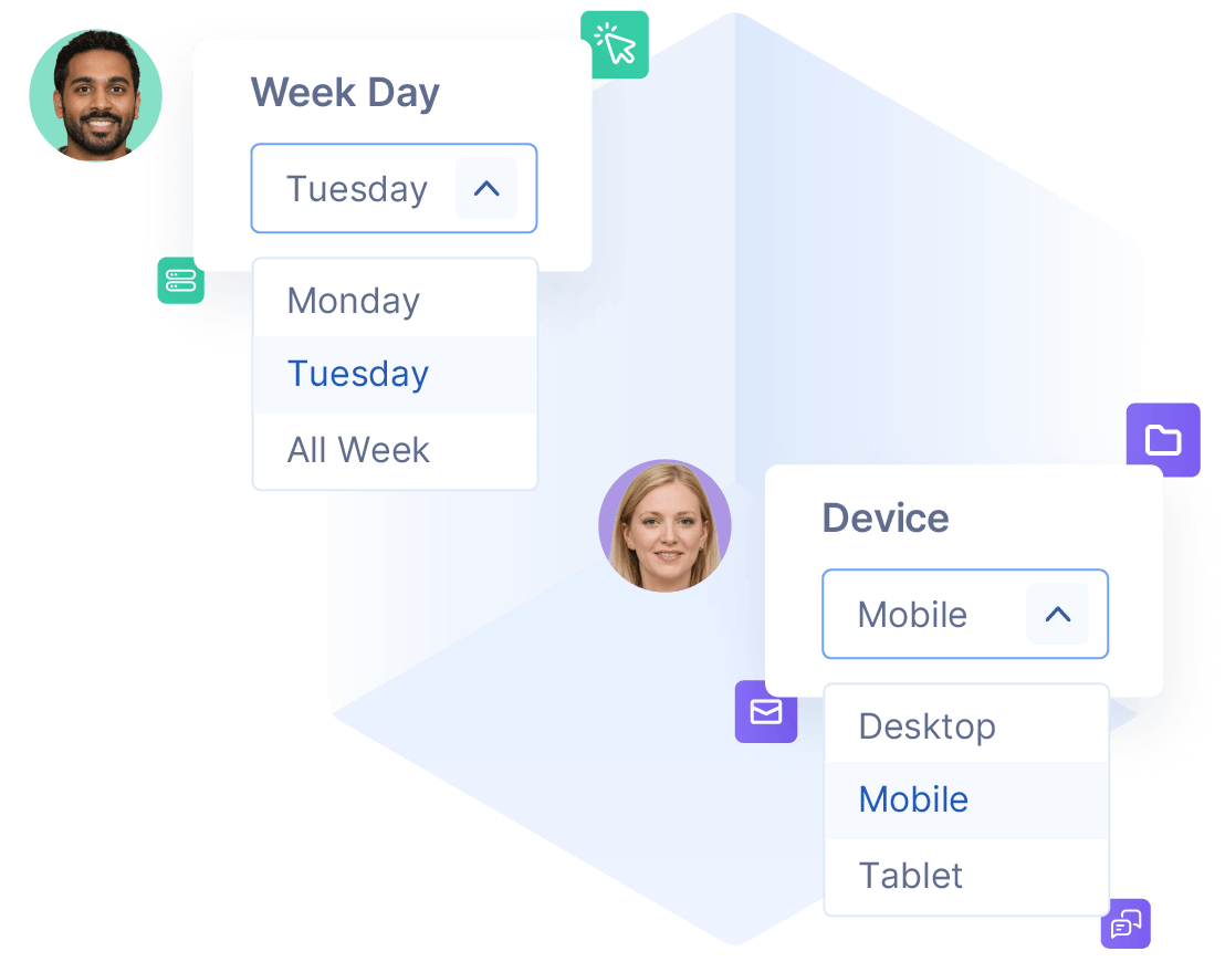 Customized access policy for users and their devices