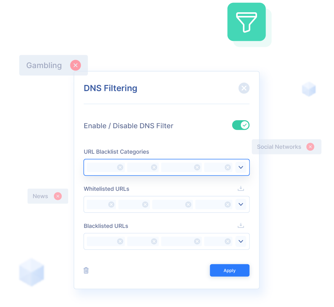Define Unwanted Sites with Perimeter 81 DNS Filtering