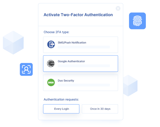 Multi-factor Authentication (2FA/MFA)
