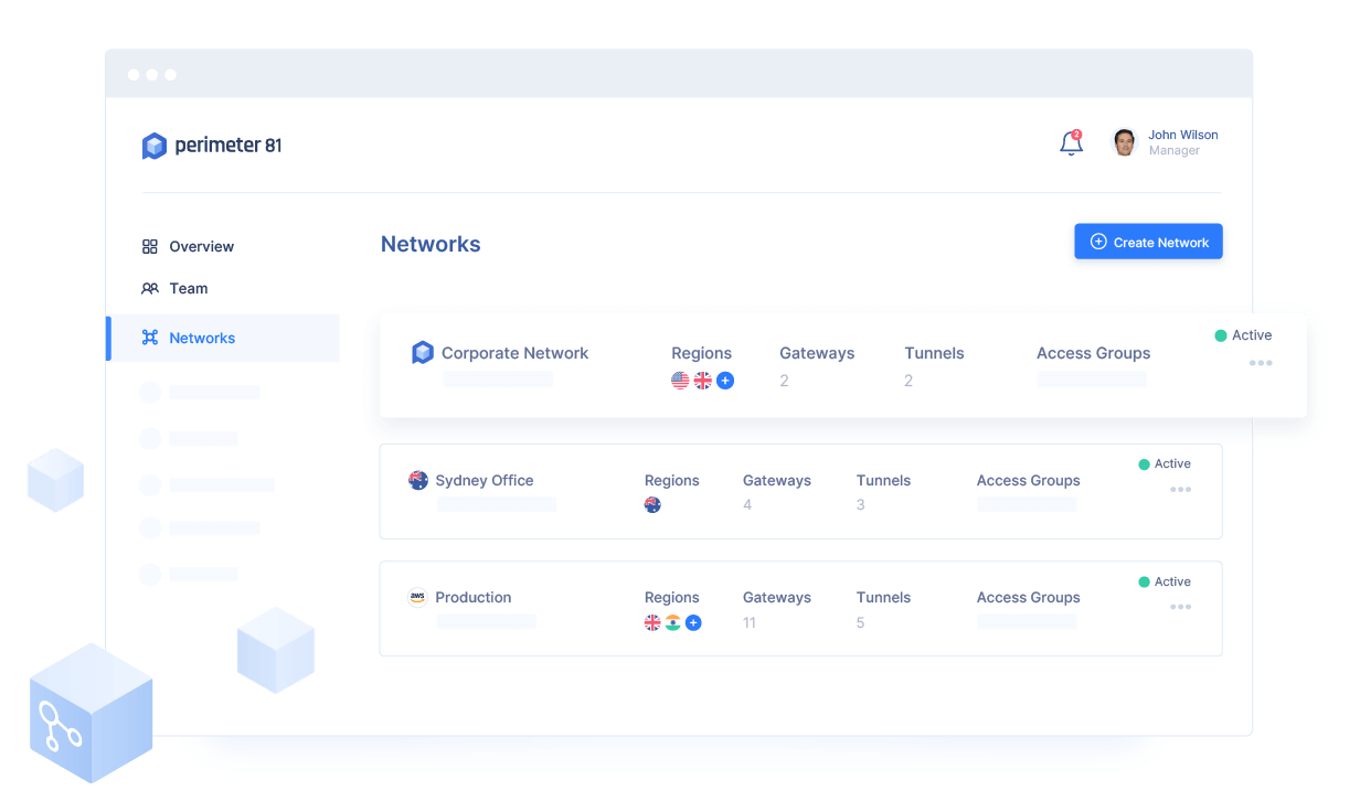 Site to Site Interconnectivity