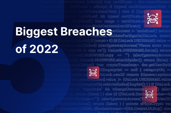 Five biggest data breaches of 2022